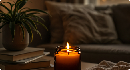 Velas ambientadas